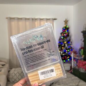 HR gift decorative sign NEW